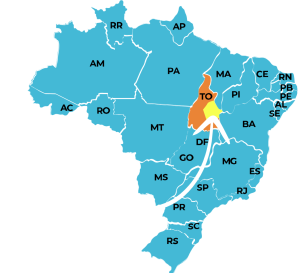 Mapa Brasil/Jalapão