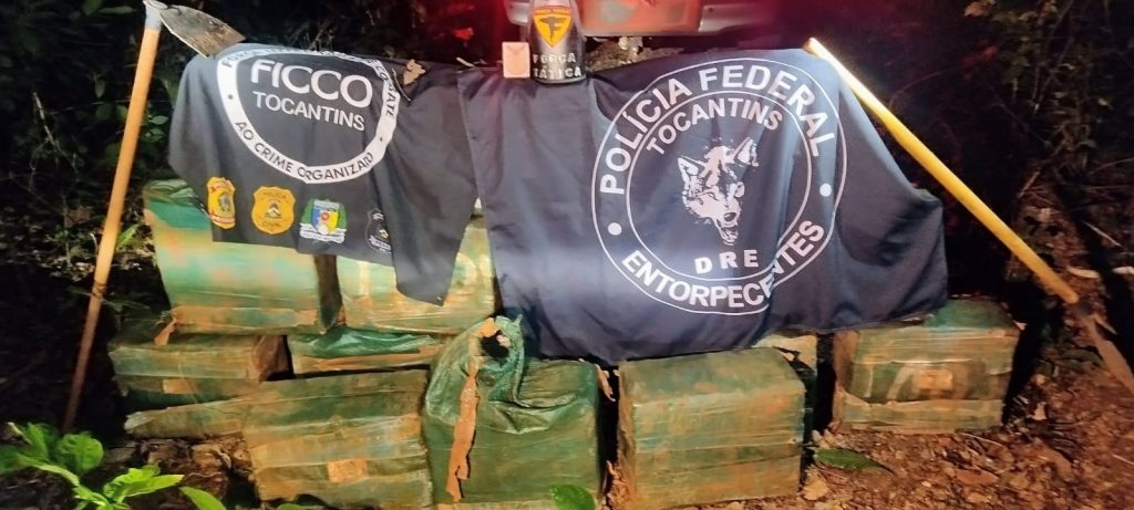 Meia tonelada de cocaína é localizada no município de Dueré no Sul do Tocantins