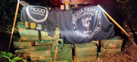 Meia tonelada de cocaína é localizada no município de Dueré no Sul do Tocantins