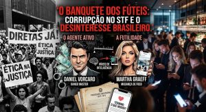 O Banquete dos Fúteis: Enquanto o Estado Ruí, o Brasil dá “Scroll” no Amor do Banqueiro o banquete dos fúteis