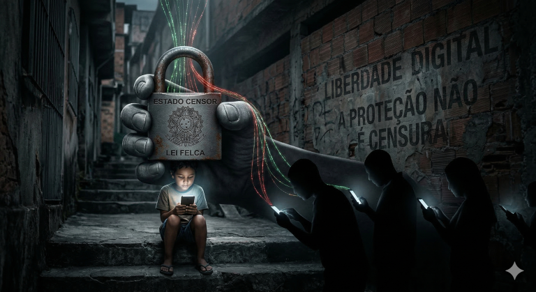 O Cavalo de Troia Digital: Como a ‘Lei Felca’ usa a proteção infantil para pavimentar o controle estatal da internet